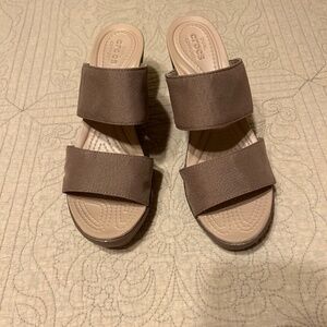 Crocs Wedge Heel  Sandals